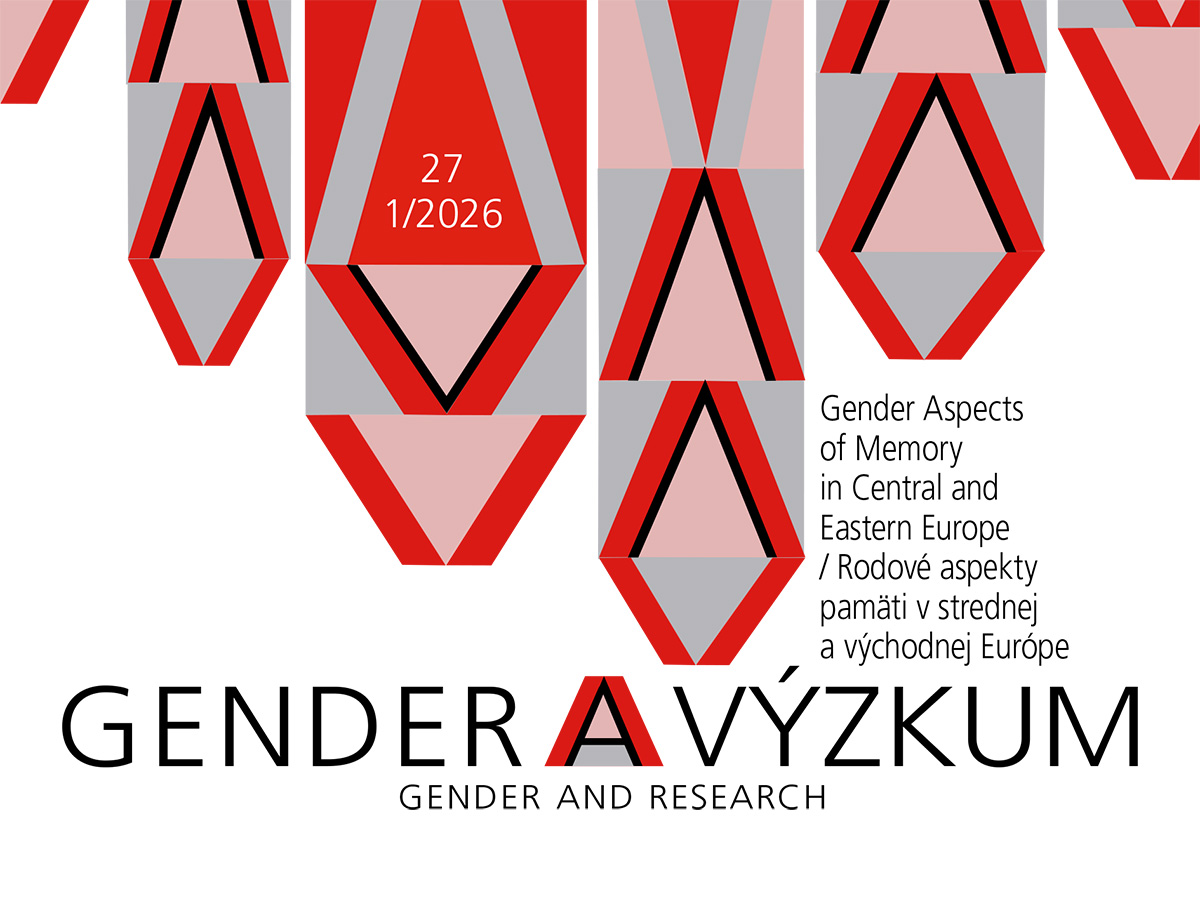 Gender a výzkum / Gender and Research 2026 (roč. 27), číslo 1 Gender a výzkum / Gender and Research 2026 (roč. 27), číslo 1