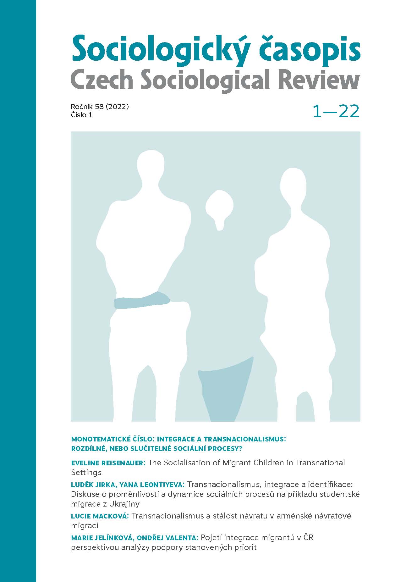 Transnacionalismus, integrace a identifikace: Diskuse o proměnlivosti a dynamice sociálních procesů na příkladu studentské migrace z Ukrajiny