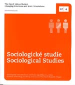 The Czech Labour Market: Changing Structures and Work Orientations
