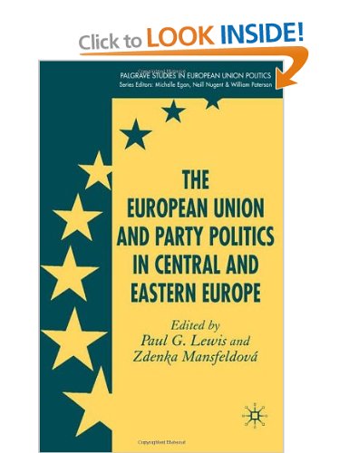 The European Union and Party Politics in Central and Eastern Europe