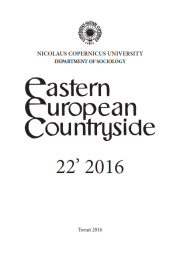 Rural Idyll Without Rural Sociology? Changing Features, Functions and Research of the Czech Countryside