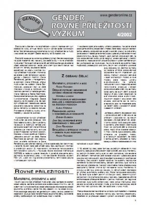 Děravé potrubí: genderové zatížení vědecké profese