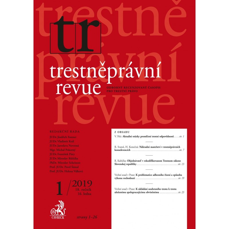 Důvěra českých občanů v orgány činné v trestním řízení