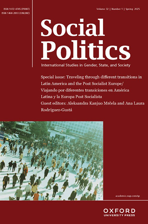 Strong Gender Contract, Weak Institutions: Gender Pay Gap in Slovenia and Czechia