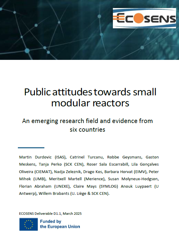 Public attitudes towards small modular reactors. An emerging research field and evidence from six countries